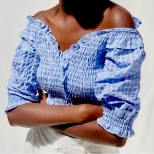 Zara Off The Shoulder Crop